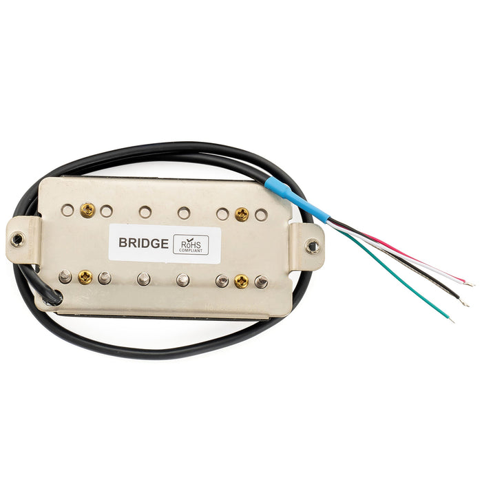 musiclily pro lp obla alnico 5 uncovered humbucker bridge pickup for electric guitar mx3315bk, Zebra