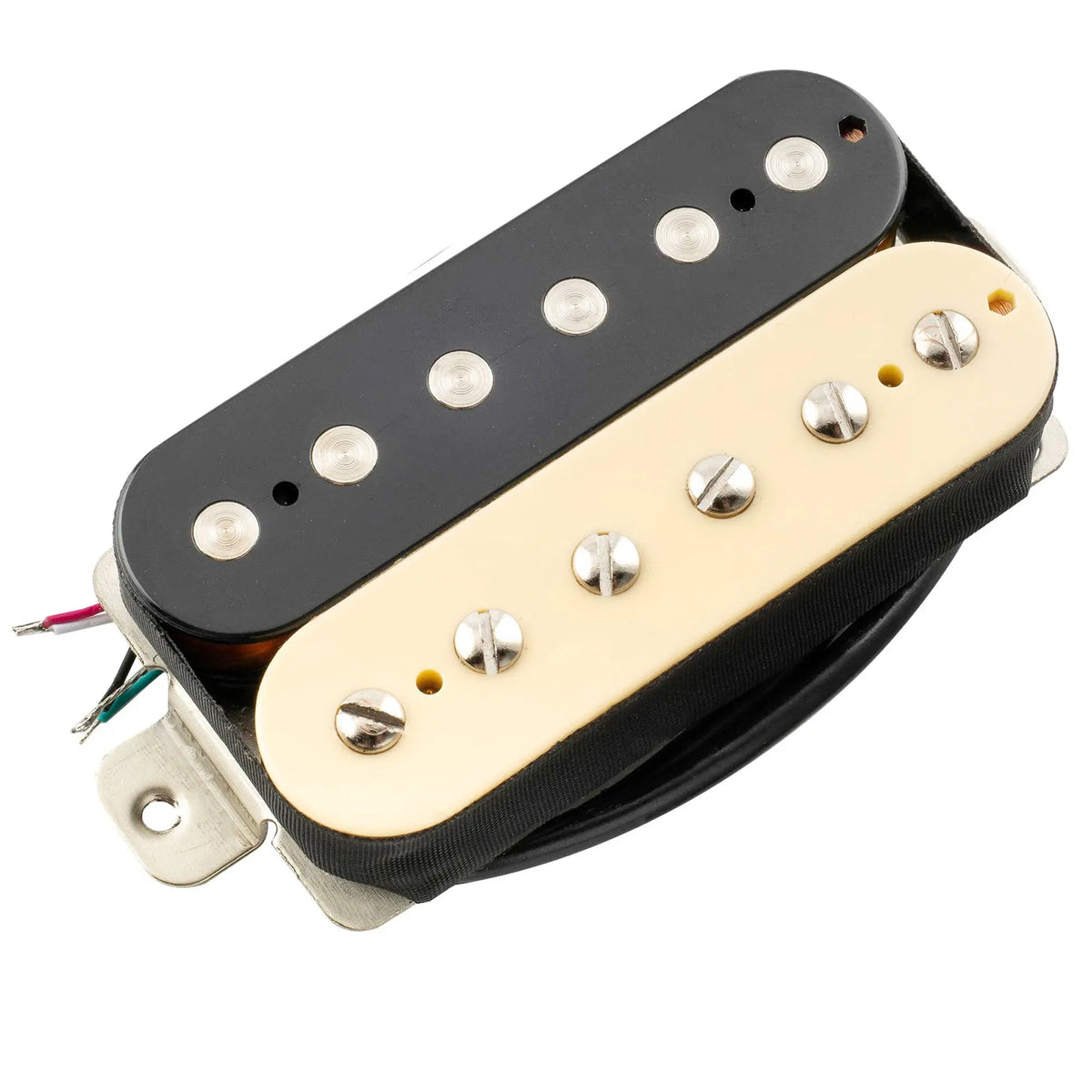 musiclily pro lp obla alnico 5 uncovered humbucker bridge pickup for electric guitar mx3315bk, Zebra