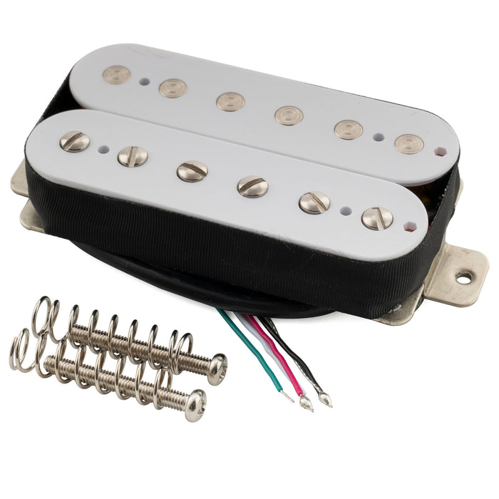 Musiclily Pro LP-OMHA Pastilla humbucker sin cubierta con imán Alnico 5 para puente, 16.6K, para guitarra eléctrica