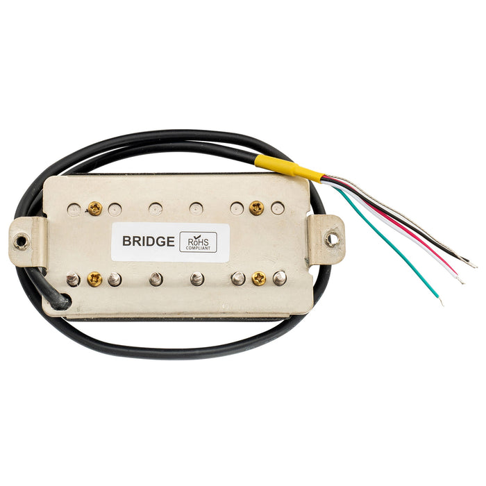 Musiclily Pro LP-OMHA アルニコ5 カバーなしハムバッカーブリッジピックアップ エレキギター用