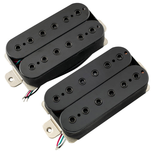 musiclily pro hh hexa alnico 5 uncovered adjustable hexagonal poles humbucker neck bridge pickups set 7 8k 16k for electric guitar mx3317bkmx3318bk