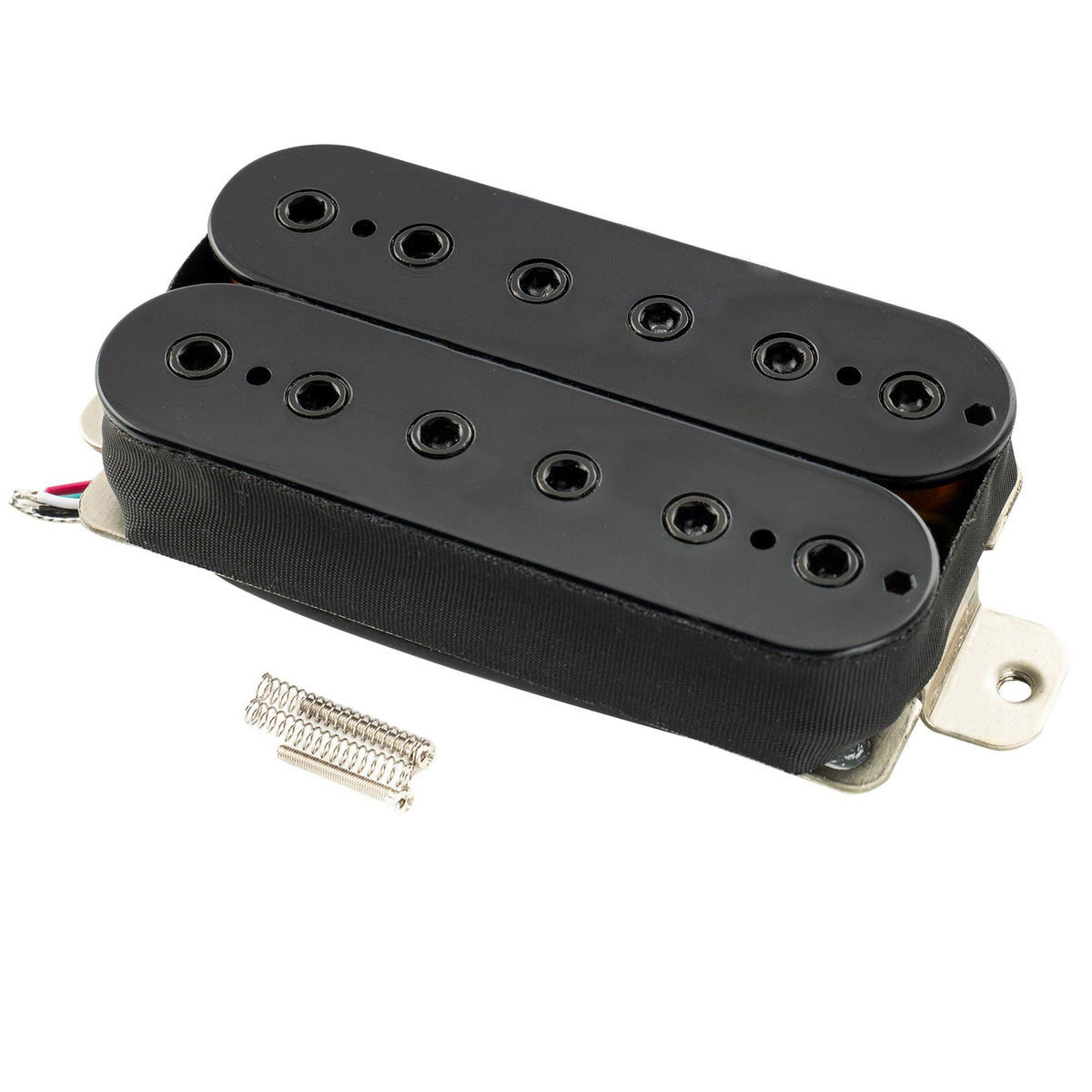 Musiclily Pro HH-HEXA Alnico 5 Offener Verstellbarer Sechseckiger Pol-Humbucker Stegtonabnehmer für E-Gitarre