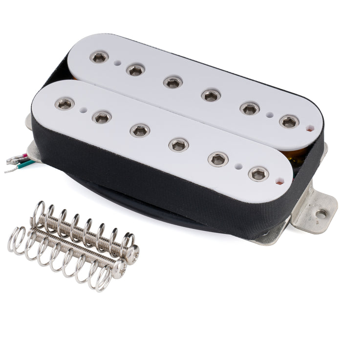 Musiclily Pro Micro double bobinage non couvert ajustable avec pôles hexagonaux en Alnico 5 pour guitare électrique