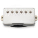 musiclily pro lp cmha alnico 5 covered humbucker neck pickup 7 5k for lp style electric guitar mx3319bk, nickel
