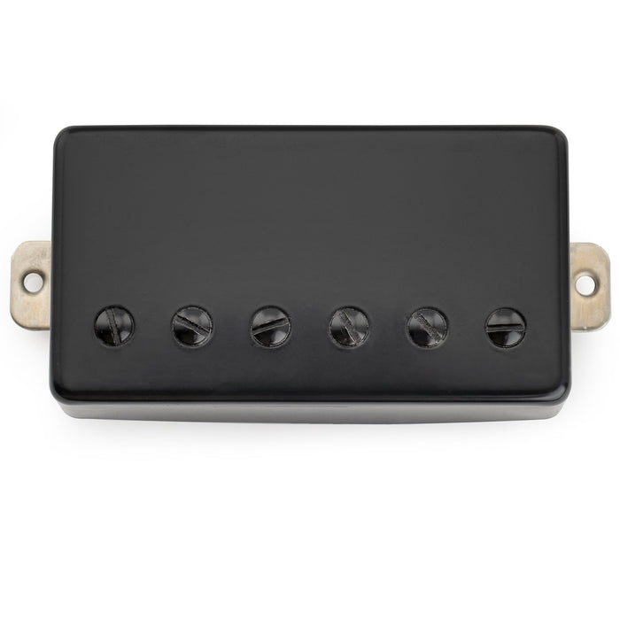 detail of musiclily pro lp cmha alnico 5 covered humbucker bridge pickup 16k for lp style electric guitar mx3320bk
