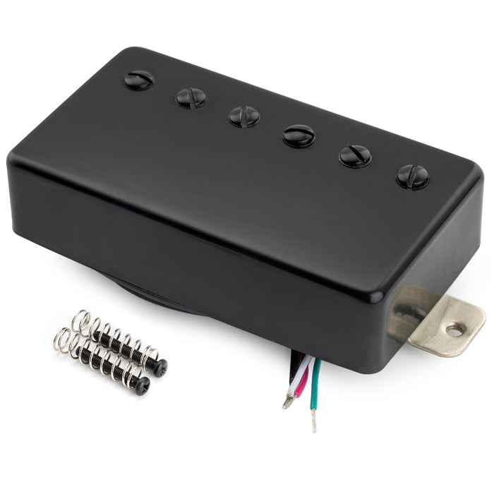 musiclily pro lp cmha alnico 5 covered humbucker bridge pickup 16k for lp style electric guitar mx3320bk details