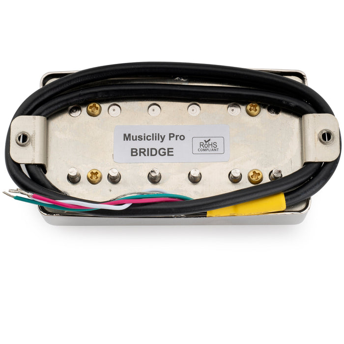 Musiclily Pro LP-CMHA Alnico 5 Covered Humbucker Bridge Pickup 16.6K for LP Style Electric Guitar
