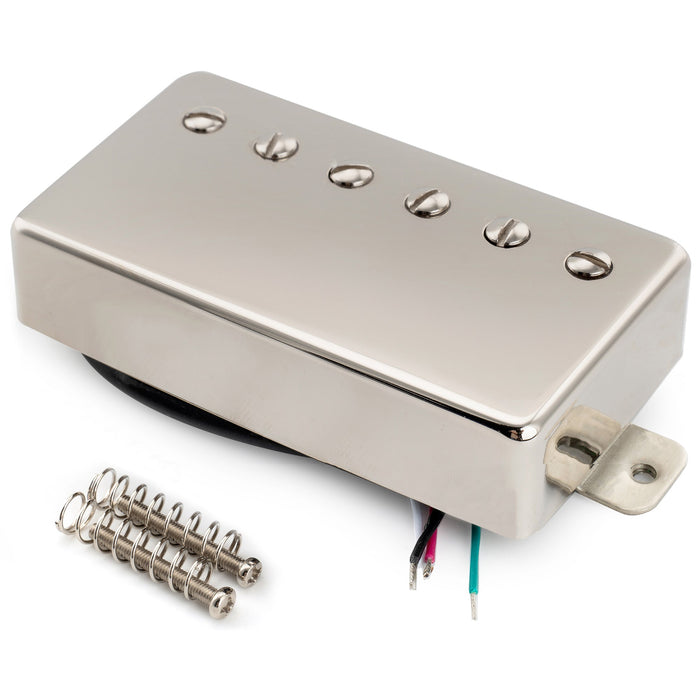 Musiclily Pro LP-CMHA Alnico 5 Covered Humbucker Bridge Pickup 16.6K for LP Style Electric Guitar