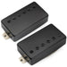 musiclily pro lp cbla alnico 5 covered humbucker neck bridge pickups set 7 8k 8 8k for lp style electric guitar mx3321bkmx3322bk