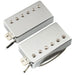 musiclily pro lp cbla alnico 5 covered humbucker neck bridge pickups set 7 8k 8 8k for lp style electric guitar mx3321bkmx3322bk, chrome