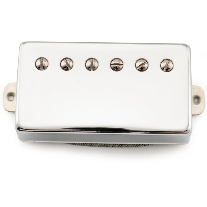 musiclily pro lp cbla alnico 5 covered humbucker neck pickup 7 8k for lp style electric guitar mx3321mx3322p, nickel