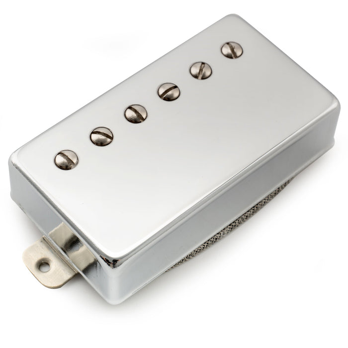 musiclily pro lp cbla alnico 5 covered humbucker neck pickup 7 8k for lp style electric guitar mx3321mx3322p, chrome
