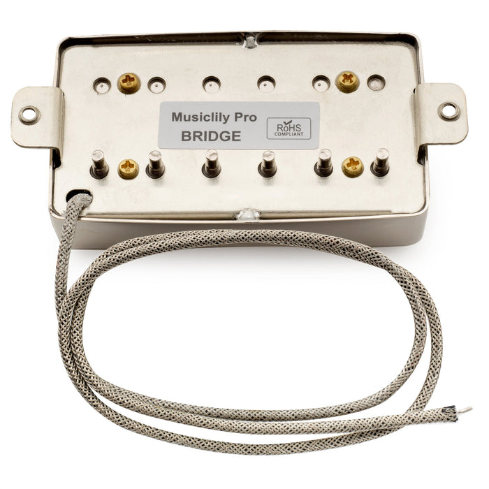 Musiclily Pro LP-CBLA Alnico 5 Covered Humbucker Bridge Pickup 8.8K for LP Style Electric Guitar