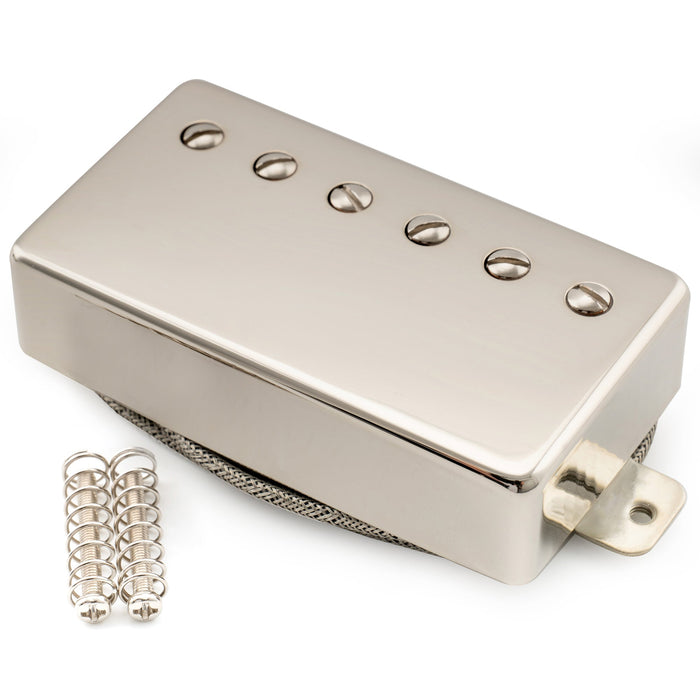 Musiclily Pro LP-CBLA Alnico 5 Covered Humbucker Bridge Pickup 8.8K for LP Style Electric Guitar