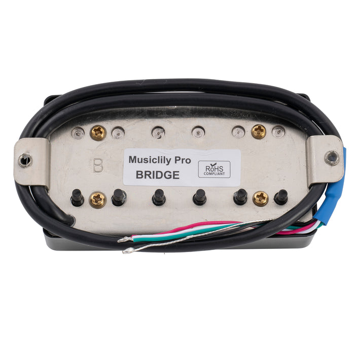 Captador de ponte humbucker coberto Alnico 5 Musiclily Pro LP-CMMA 8.8K para guitarra elétrica estilo LP