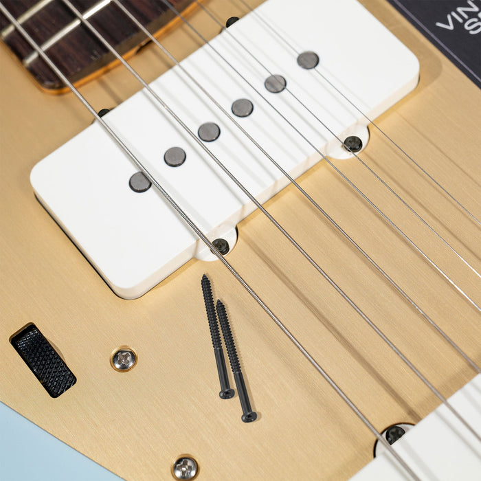 Musiclily Ultra 2.6*35mm ステンレス鋼製 十字穴付きなべネジ JB/PB/P90/JMエレキギターベースのピックアップ取り付け用 ブラック(10本セット)