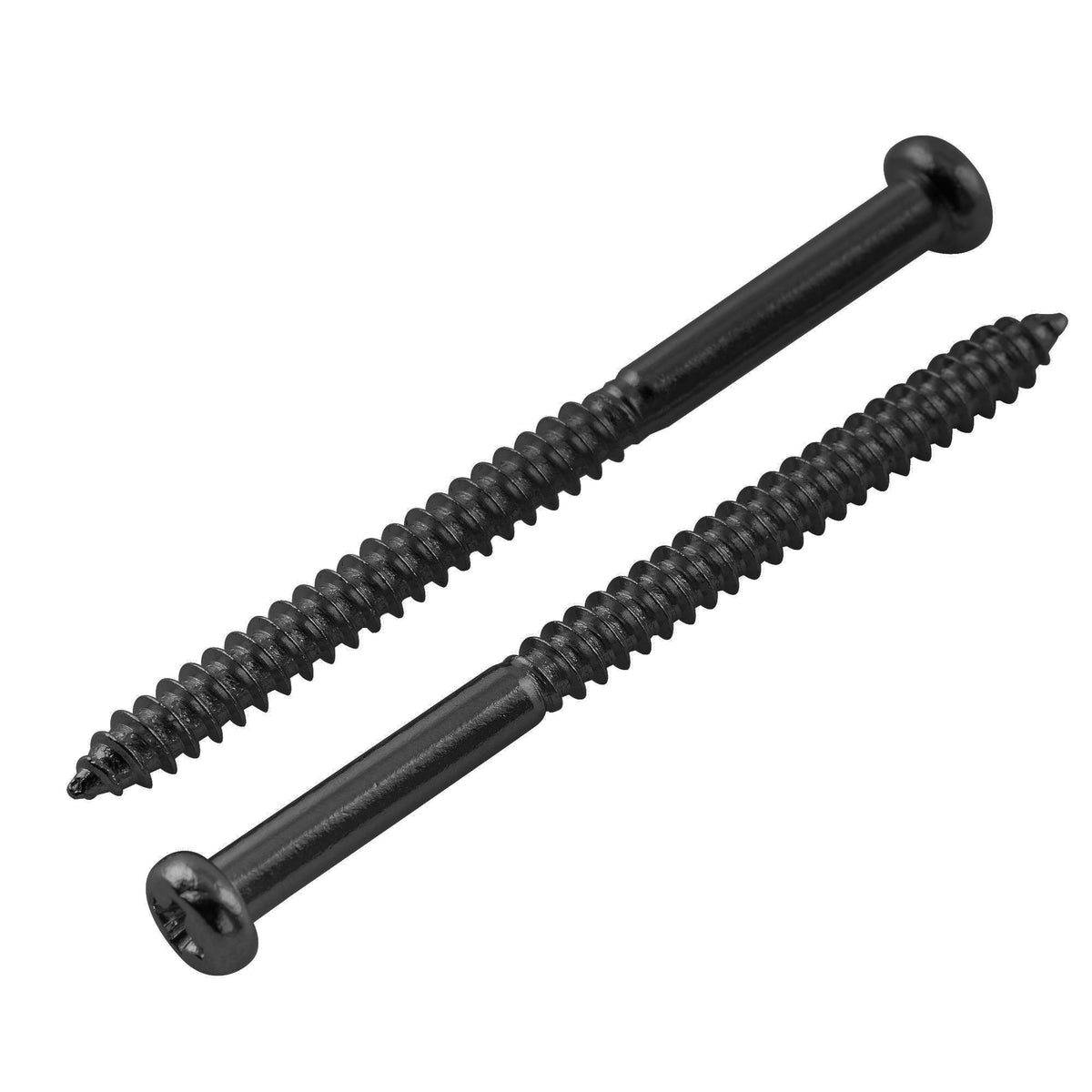 Tornillos de montaje Musiclily Ultra de acero inoxidable de 2,6 x 35 mm para pastillas de bajo estilo JB PB P90 JM (juego de 10)