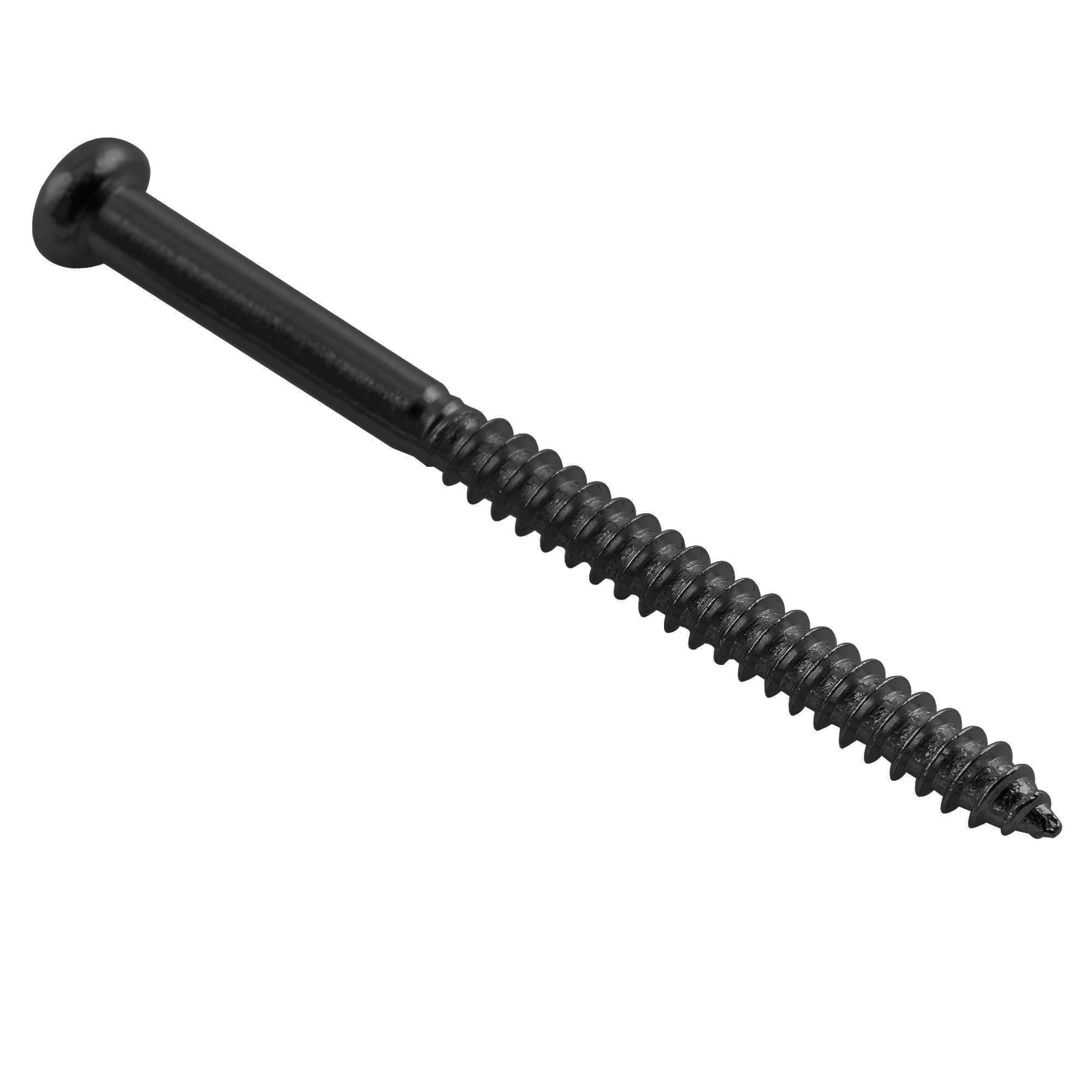 Tornillos de montaje Musiclily Ultra de acero inoxidable de 2,6 x 35 mm para pastillas de bajo estilo JB PB P90 JM (juego de 10)