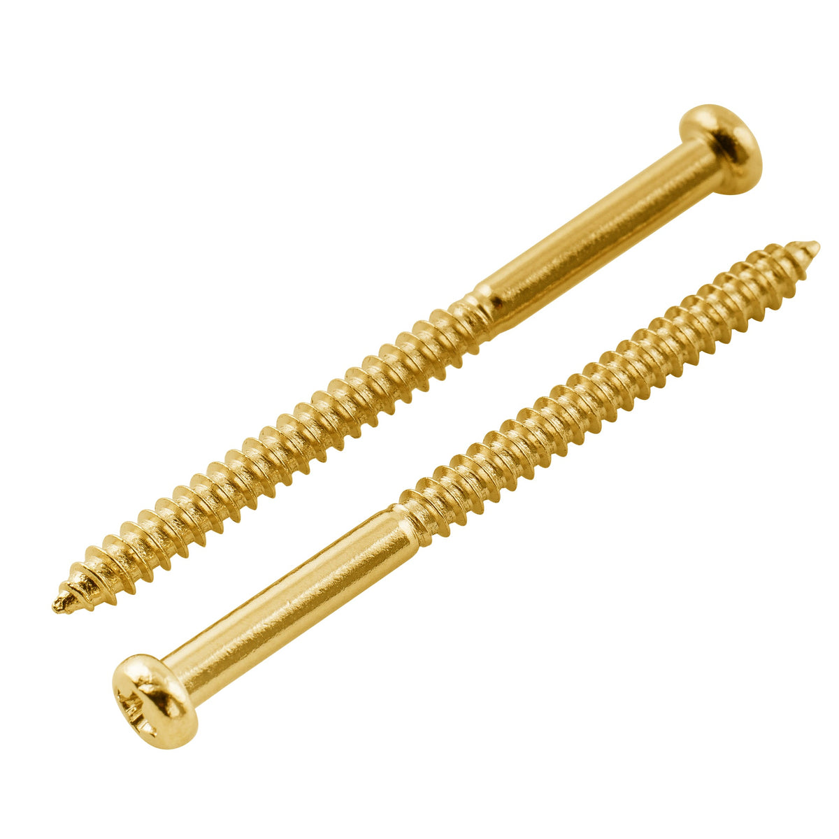 Tornillos de montaje Musiclily Ultra de acero inoxidable de 2,6 x 35 mm para pastillas de bajo estilo JB PB P90 JM (juego de 10)