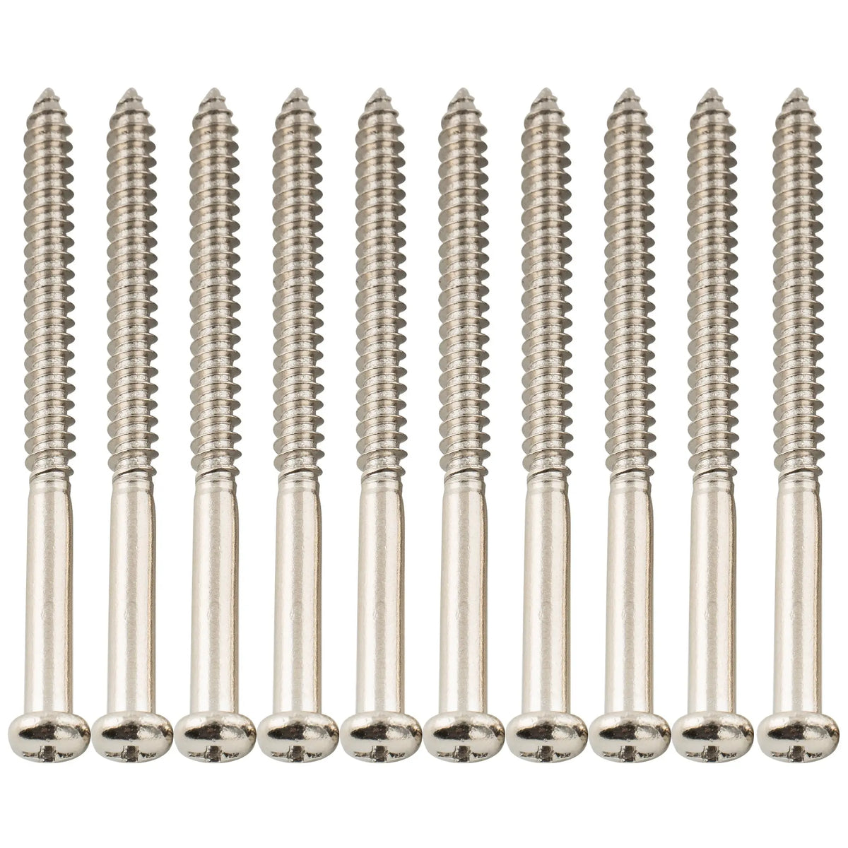 musiclily ultra 2 6 35mm stainless steel pickup mounting screws for jb pb p90 jm style electric guitar bass pickup mx3328 10p