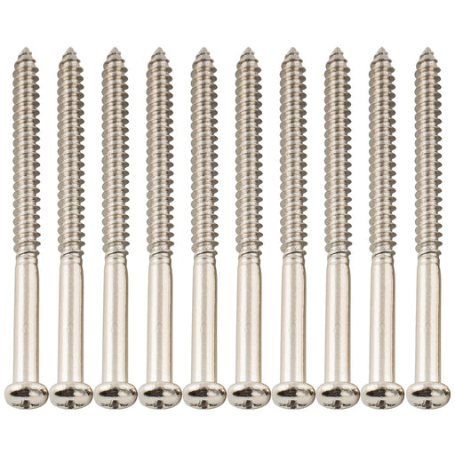 musiclily ultra 2 6 35mm stainless steel pickup mounting screws for jb pb p90 jm style electric guitar bass pickup mx3328 10p