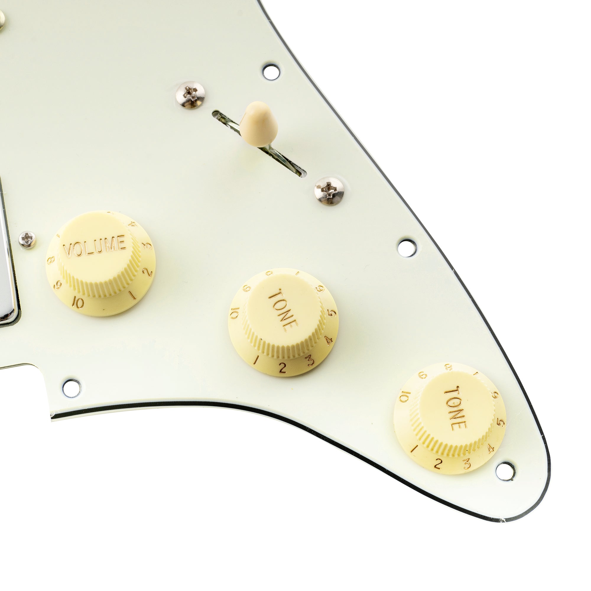 Musiclily Pro Pre-wired Standard HSS Pickguard with Artec Pickups Alnico 5 Magnet for ST Style Electric Guitar Musiclily Pro