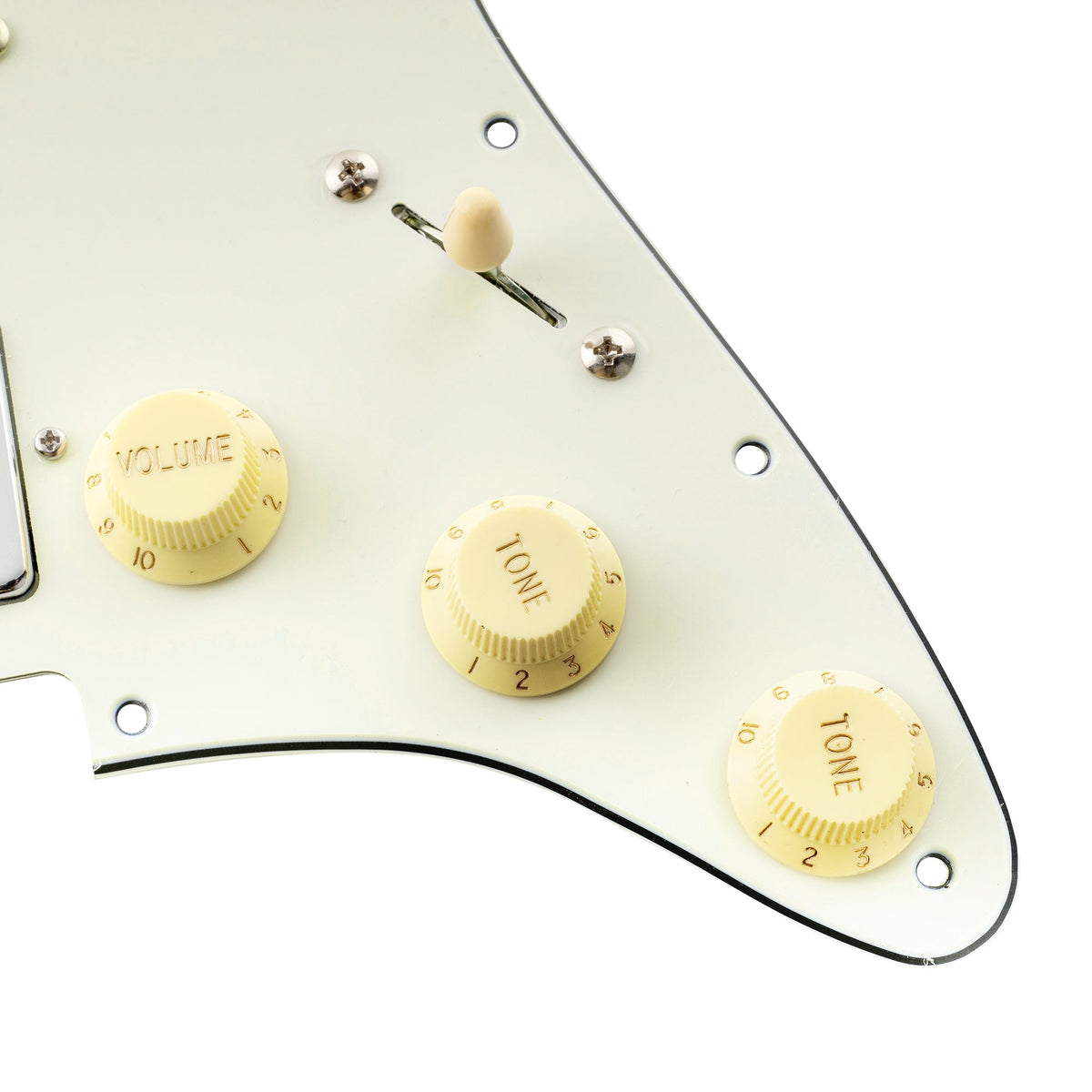 Musiclily Pro Pre-wired Standard HSS Pickguard with Artec Pickups Alnico 5 Magnet for ST Style Electric Guitar Musiclily Pro