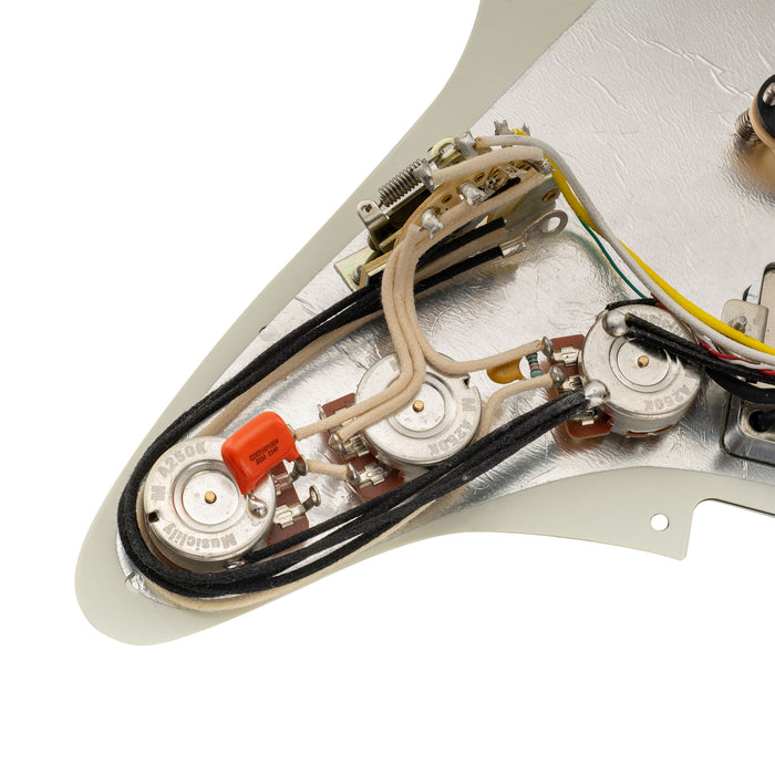 Golpeador Musiclily Pro precableado estándar HSS con pastillas Artec e imán Alnico 5 para guitarra eléctrica estilo ST