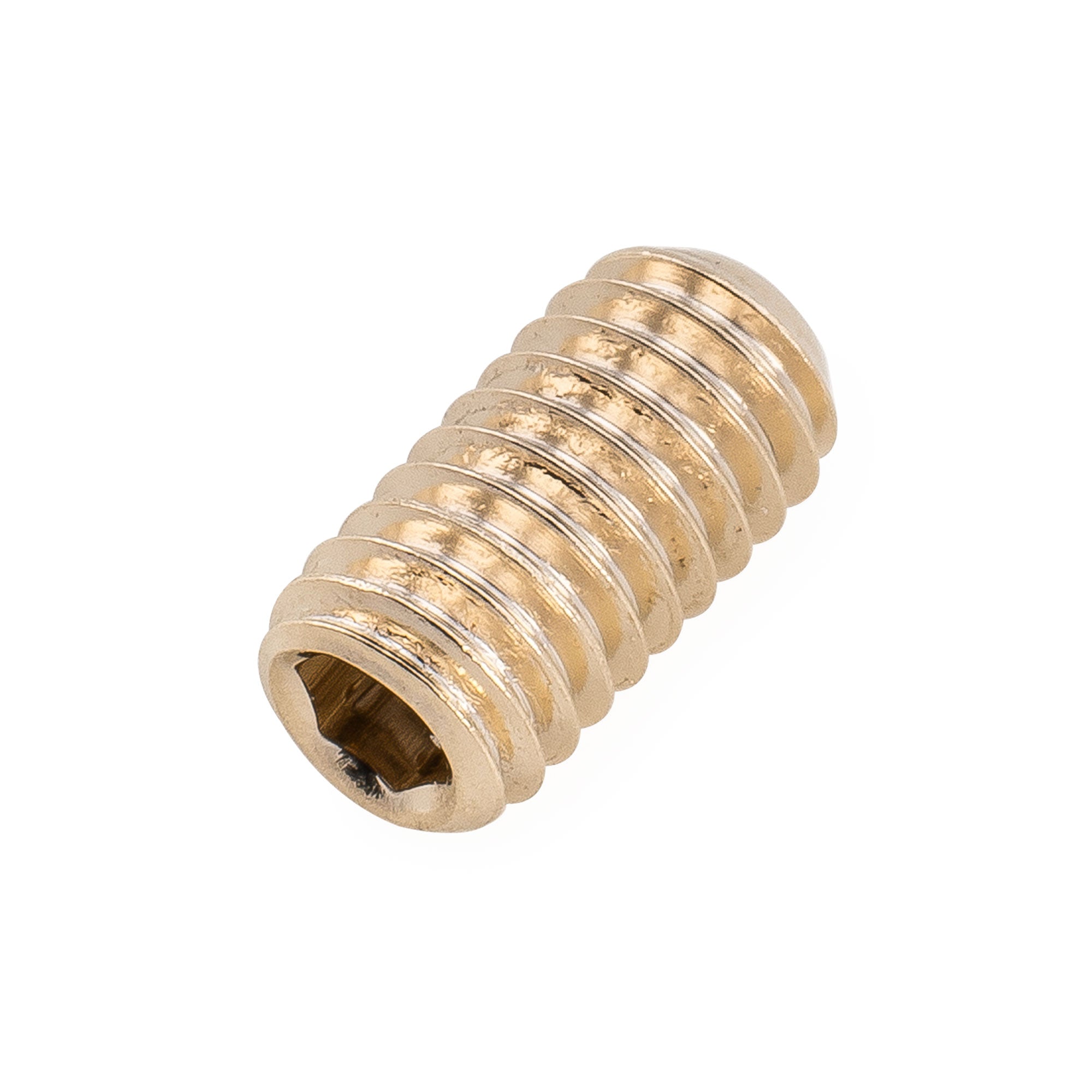 Musiclily Tornillos de ajuste de altura de sillín de acero inoxidable M3x6mm de medición ultra para puente de guitarra eléctrica, bajo importado, conjunto de 20