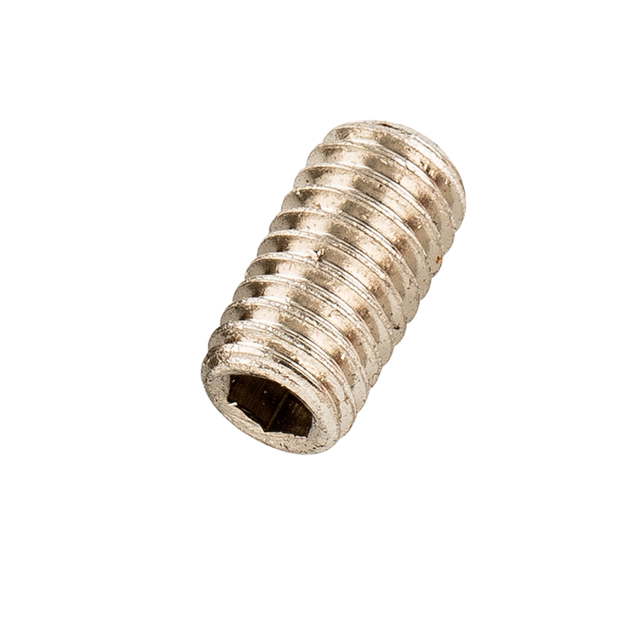 Musiclily Tornillos de ajuste de altura de sillín de acero inoxidable M3x6mm de medición ultra para puente de guitarra eléctrica, bajo importado, conjunto de 20