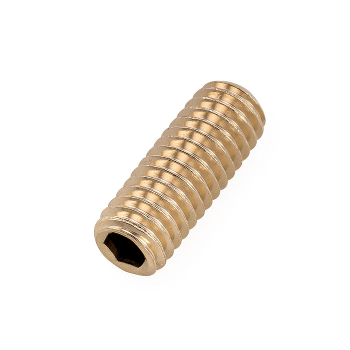 Musiclily Ultra Metric M3x8mm Viti in Acciaio Inox per Regolazione Altezza Selle con Punta Ovale per Chitarra Elettrica, Basso, Ponte Importato, Set di 20