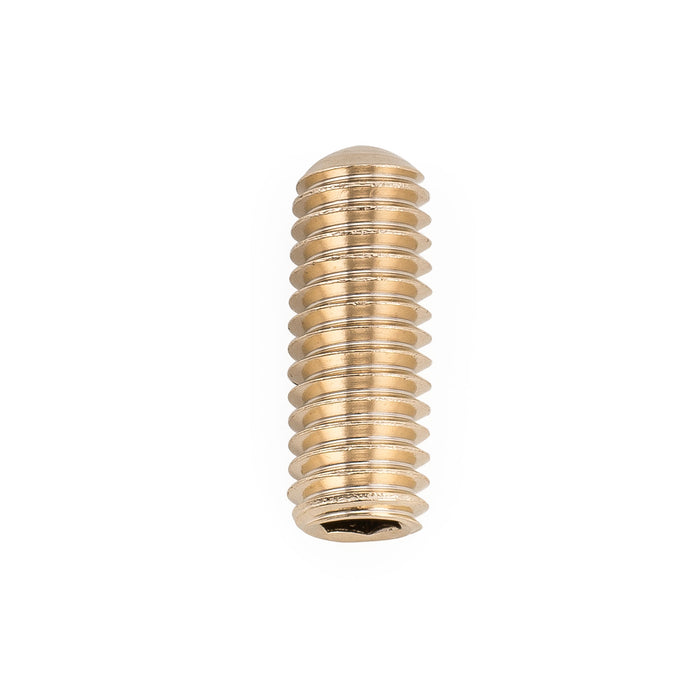 Musiclily Ultra Metric M3x8mm Viti in Acciaio Inox per Regolazione Altezza Selle con Punta Ovale per Chitarra Elettrica, Basso, Ponte Importato, Set di 20