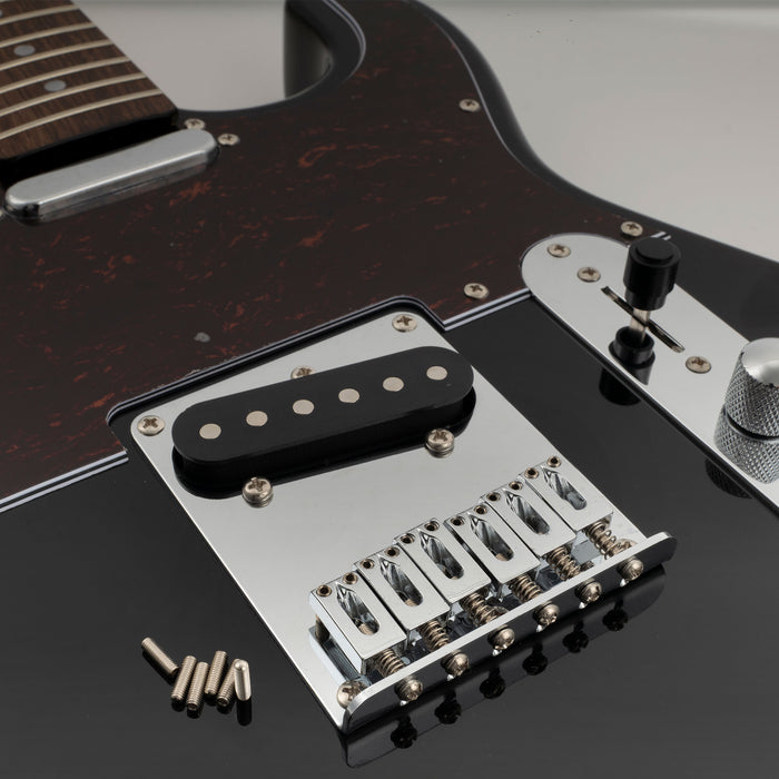 Musiclily Tornillos de ajuste de altura de sillín de acero inoxidable M3x10mm de medición ultra para puente de guitarra eléctrica, bajo importado, conjunto de 20