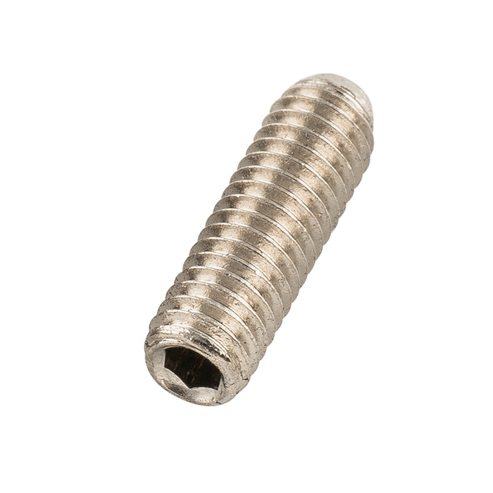 Musiclily Tornillos de ajuste de altura de sillín de acero inoxidable M3x10mm de medición ultra para puente de guitarra eléctrica, bajo importado, conjunto de 20