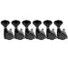 musiclily pro 6 in line 18 1 ratio full sealed locking machine heads tuners tuning pegs keys with g style button 45 degree screw for strat tele style electric guitar mx3341 6p