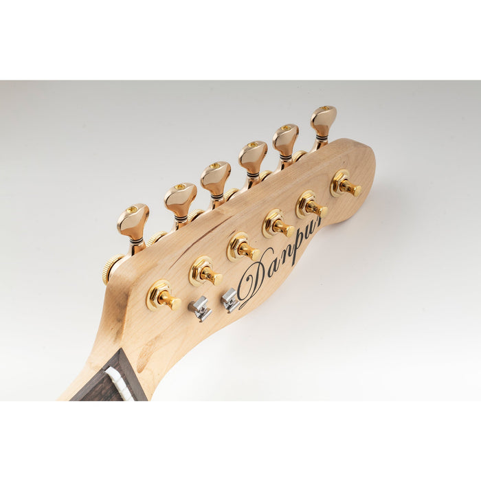 Musiclily Pro R18T Singolo Rapporto 18:1 Testa Macchina Bloccante Sigillata Completamente Lato Basso con Pulsante Stile G per Chitarra Elettrica Stile Strat Tele