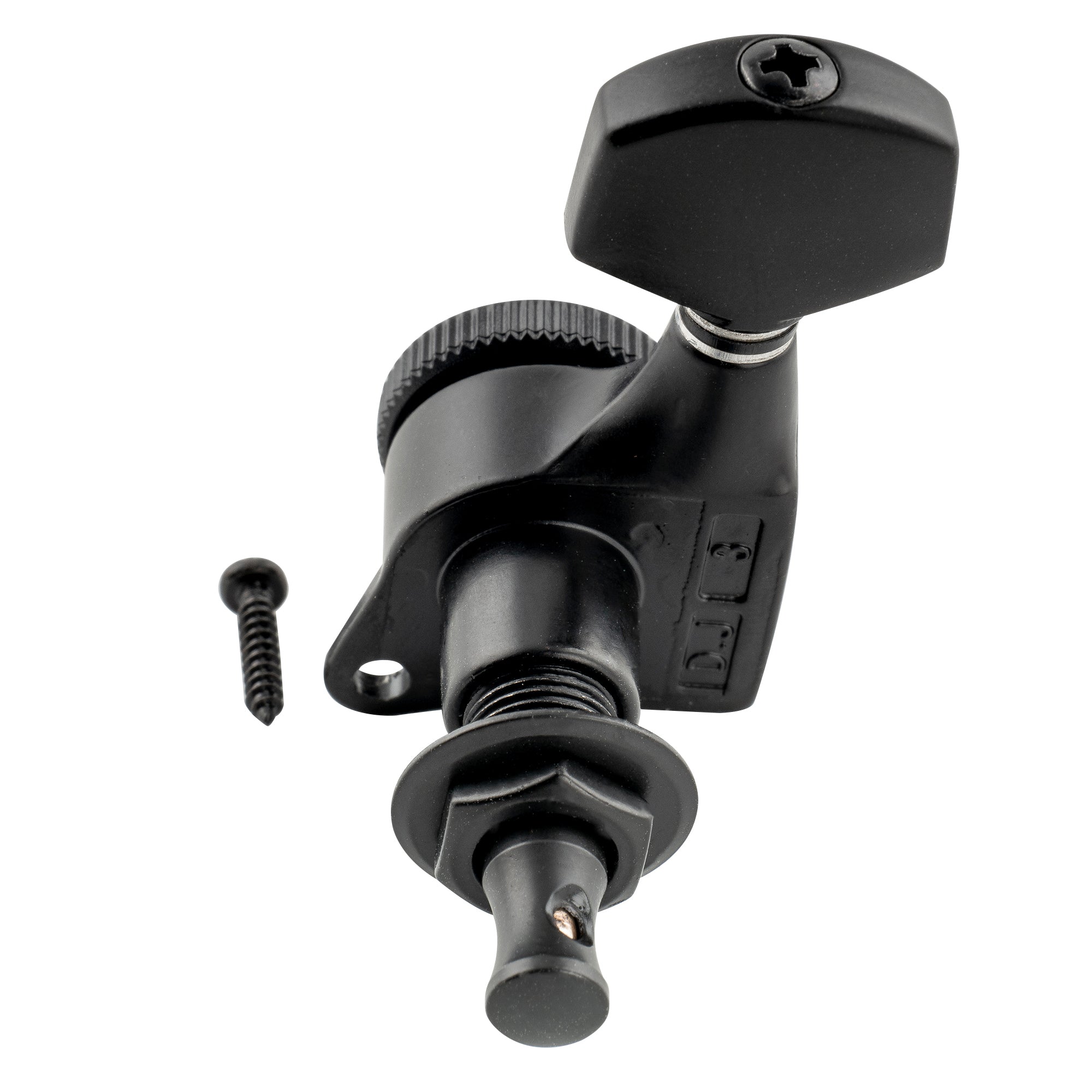 Musiclily Pro R18T-03 6-en-ligne Rapport 18:1 Mécaniques de Tuning à Verrouillage Complètement Étanches Clés avec Bouton Hexagonal Vis à 45° pour Strat Tele Style Guitare Électrique