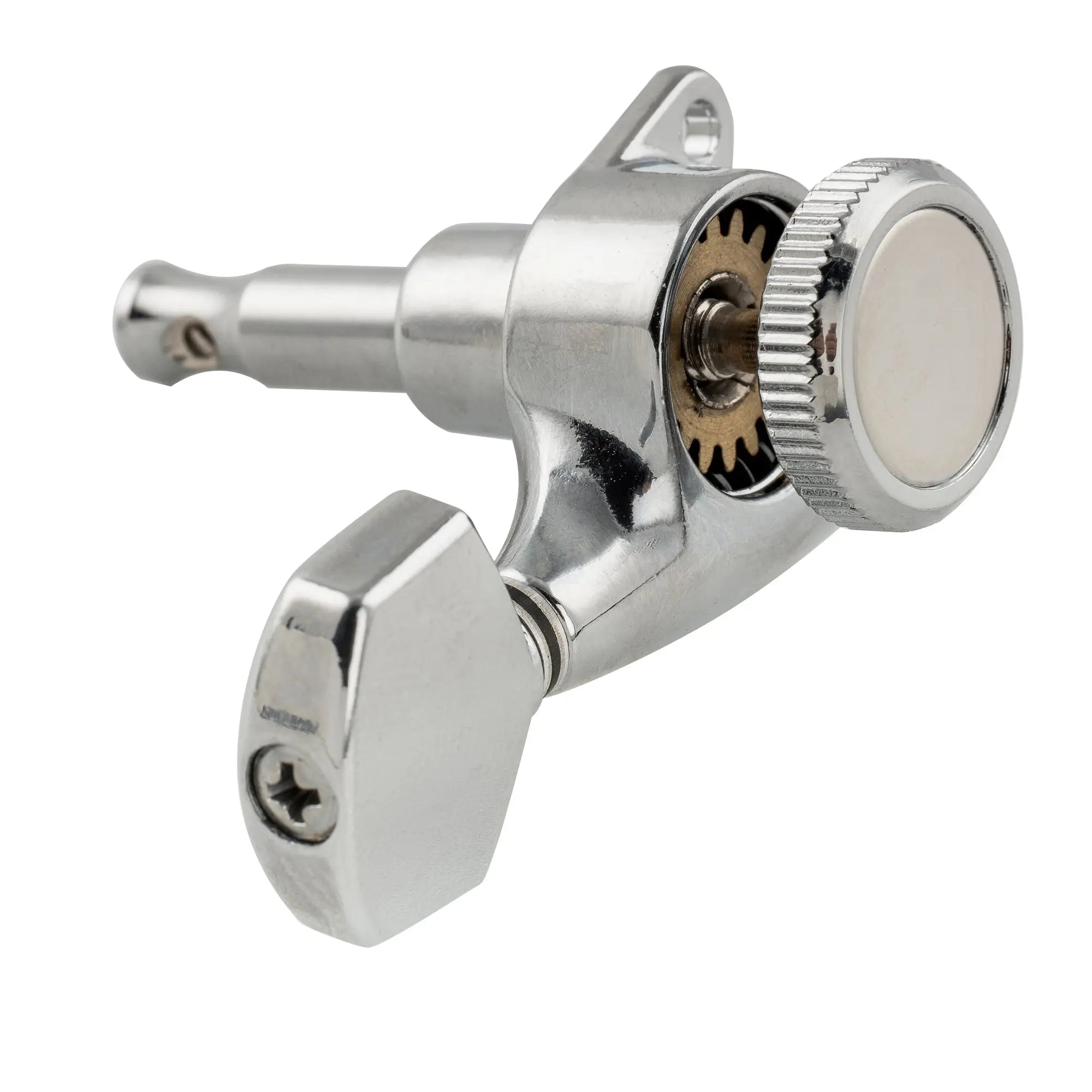 details of musiclily pro 6 in line 18 1 ratio full sealed locking machine heads tuners tuning pegs keys with hex button 45 degree screw for strat tele style electric guitar mx3343 6p