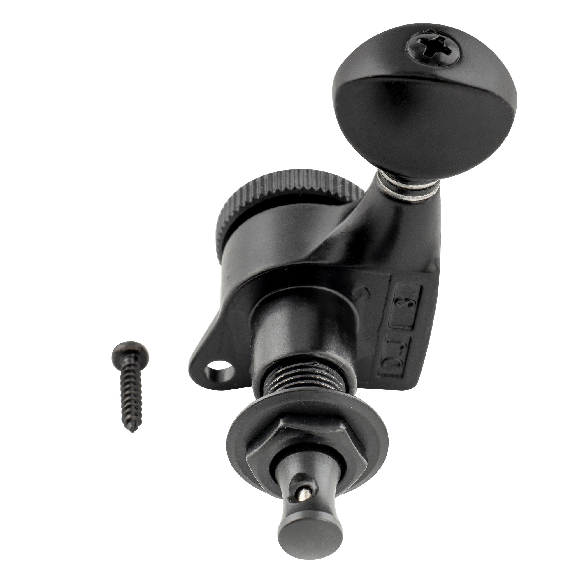 Musiclily Pro R18T-04 6-en-ligne Rapport 18:1 Mécaniques de Tuning à Verrouillage Complètement Étanches Clés avec Bouton Ovale Vintage Vis à 45° pour Strat Tele Style Guitare Électrique