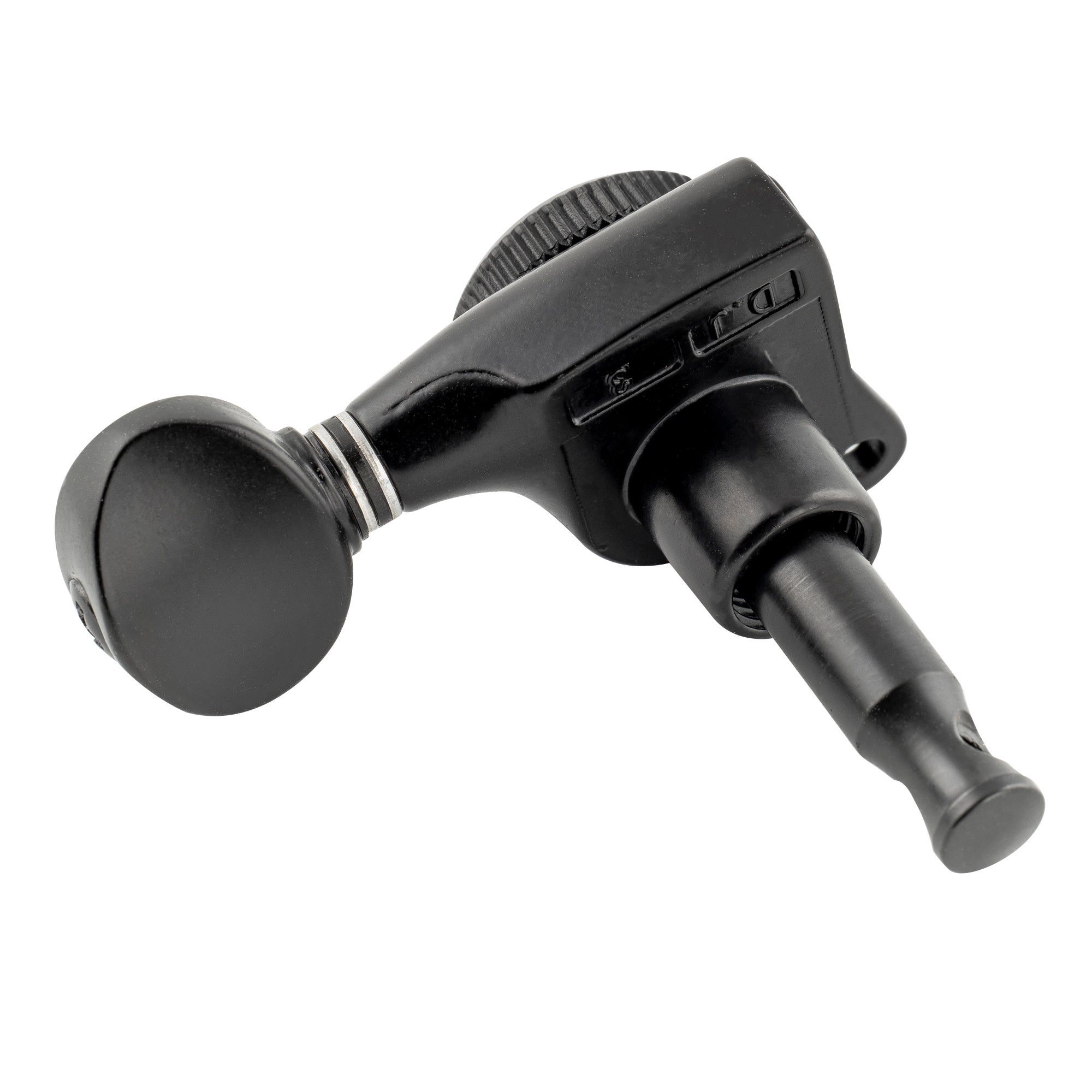 Musiclily Pro R18T-04 6-en-ligne Rapport 18:1 Mécaniques de Tuning à Verrouillage Complètement Étanches Clés avec Bouton Ovale Vintage Vis à 45° pour Strat Tele Style Guitare Électrique