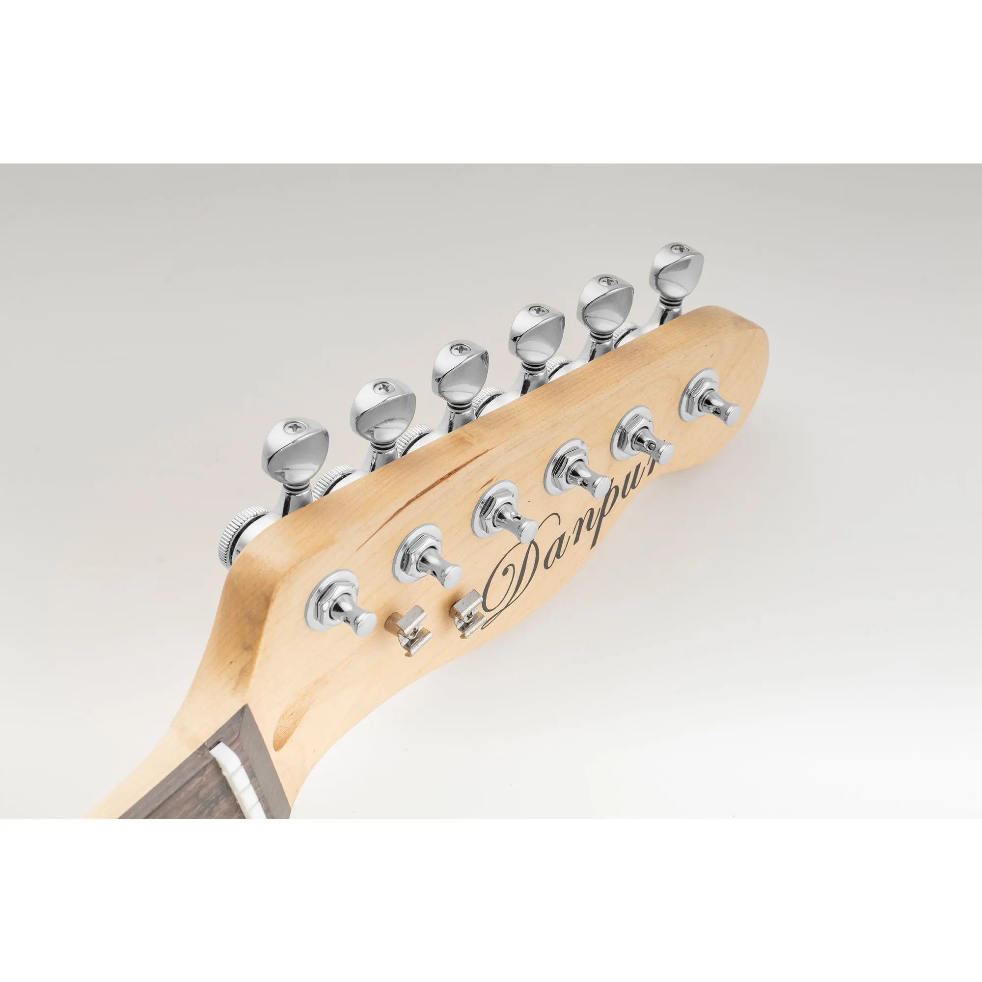 Usage show of musiclily pro 6 in line 18 1 ratio full sealed locking machine heads tuners tuning pegs keys with vintage oval button 45 degree screw for strat tele style electric guitar mx3345 6p