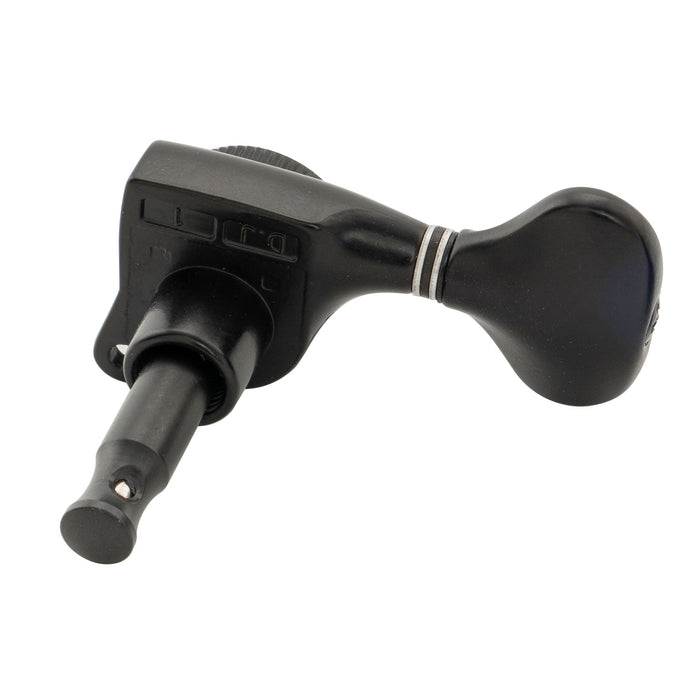 Musiclily Pro Single 18:1 Ratio Full Sealed Locking Machine Head Treble Side Tuner Tuning Peg Key with Y-Style Button for Acoustic Electric Guitar