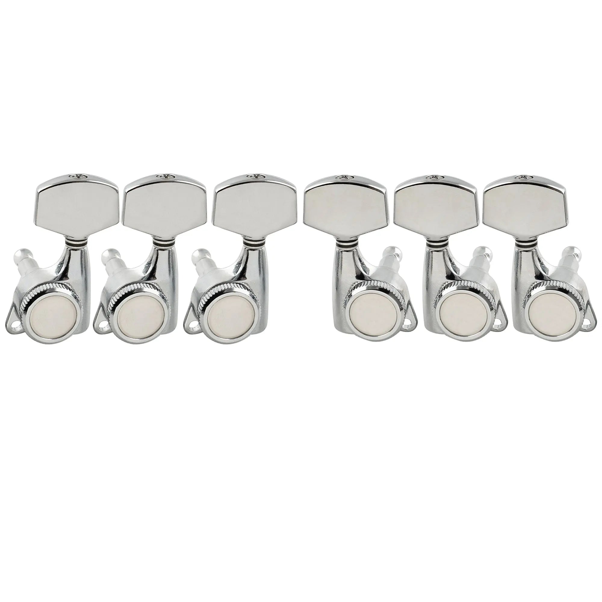 musiclily pro 3r3l 18 1 ratio full sealed locking machine heads tuners tuning pegs keys with big hex button 45 degree screw for acoustic electric guitar mx3348 3mx3349 3p