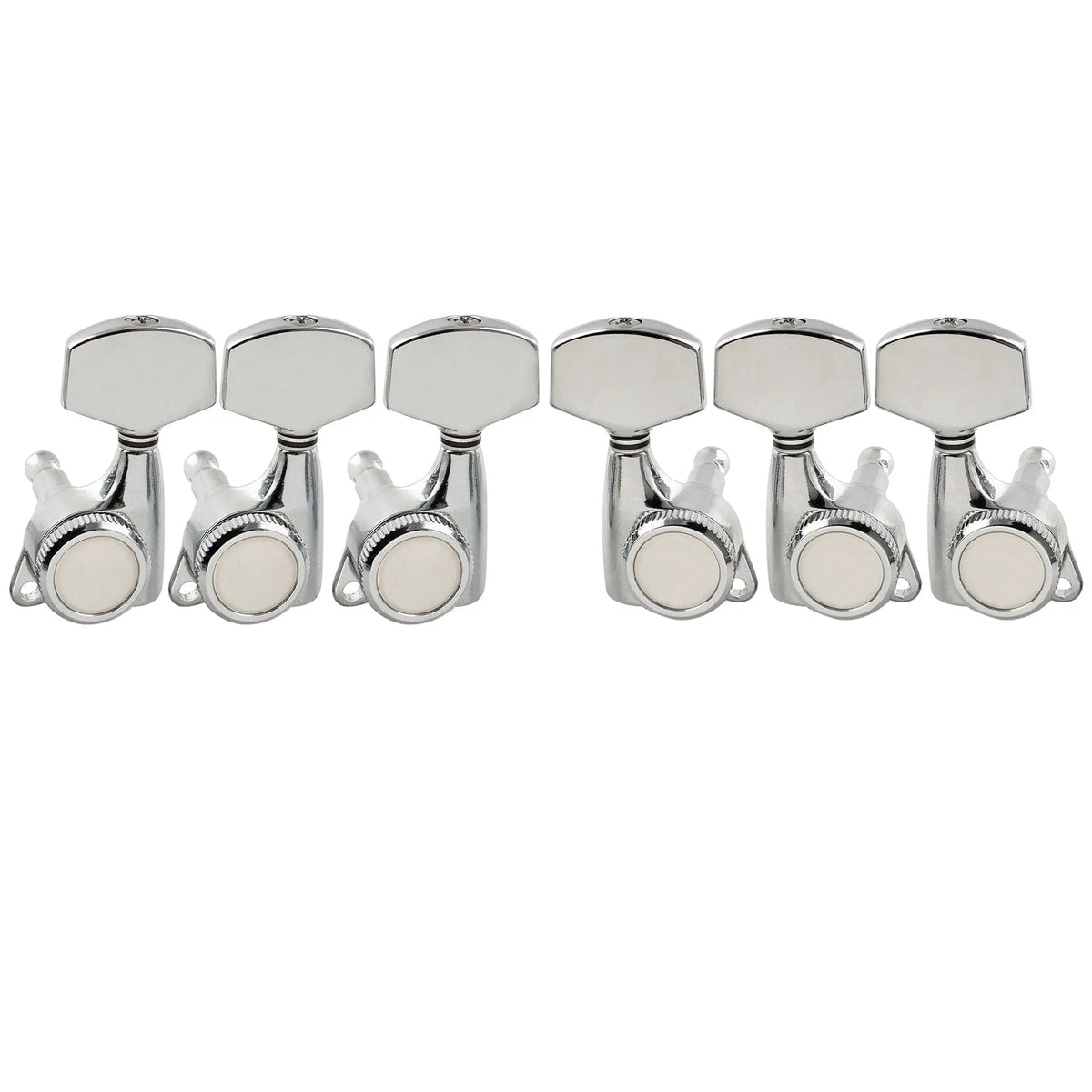 musiclily pro 3r3l 18 1 ratio full sealed locking machine heads tuners tuning pegs keys with big hex button 45 degree screw for acoustic electric guitar mx3348 3mx3349 3p