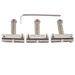 musiclily ultra full solid titanium alloy barrel saddles for fender american vintage tele style electric guitar mx3356 3p details
