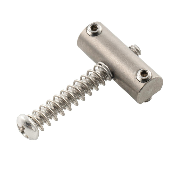 details of musiclily ultra full solid titanium alloy barrel saddles for fender american vintage tele style electric guitar mx3356 3p