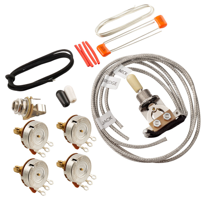 Musiclily Pro LP STD Vintage 50er und moderne 60er DIY Verkabelungskit-Upgrade für Epiphone LP-Style-Elektrogitarren-Switch