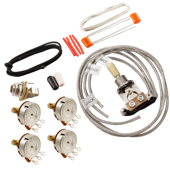 Musiclily Pro LP STD Vintage 50s and Modern 60s DIY Wiring Kit Upgrade for Epiphone LP Style Electric Guitar Switch Musiclily Pro
