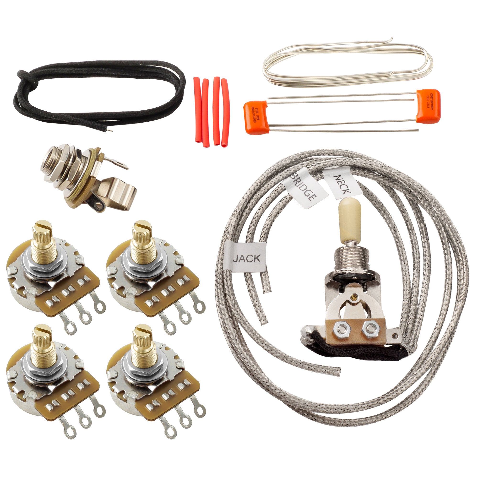 Musiclily Vintage & Modern Wiring Kit for EPI LP Style Electric