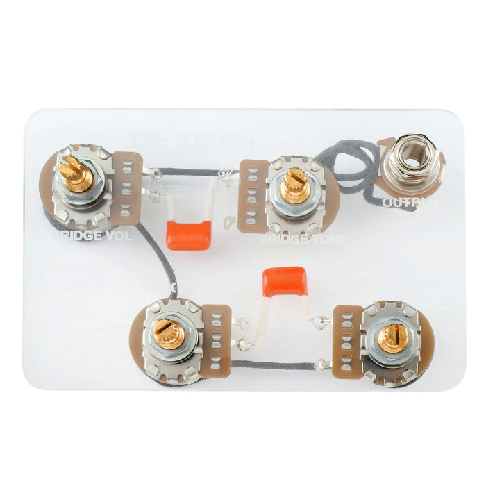 Musiclily Pro LP STD Vintage 50s Pre-wired Wring Harness Kit Upgrade for Epiphone LP Style Electric Guitar Switch